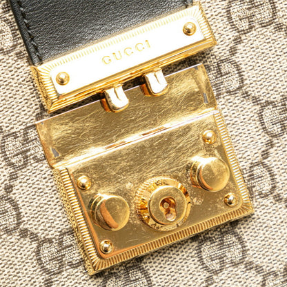 Gucci Brown Canvas Padlock