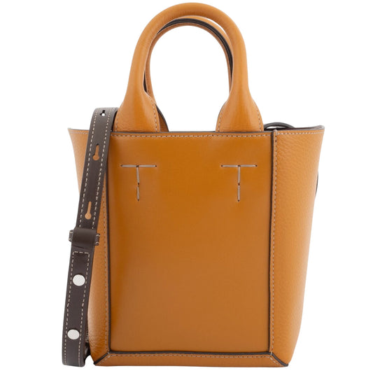 Tod's Orange Leather Tote