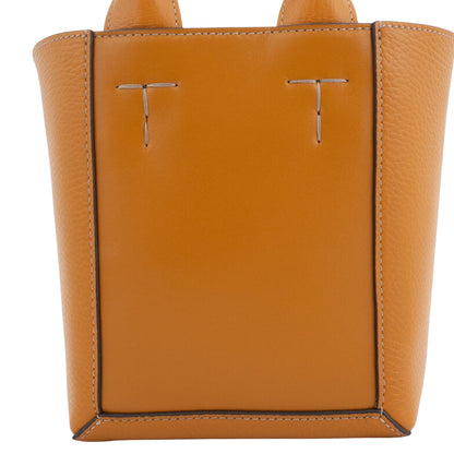 Tod's Orange Leather Tote