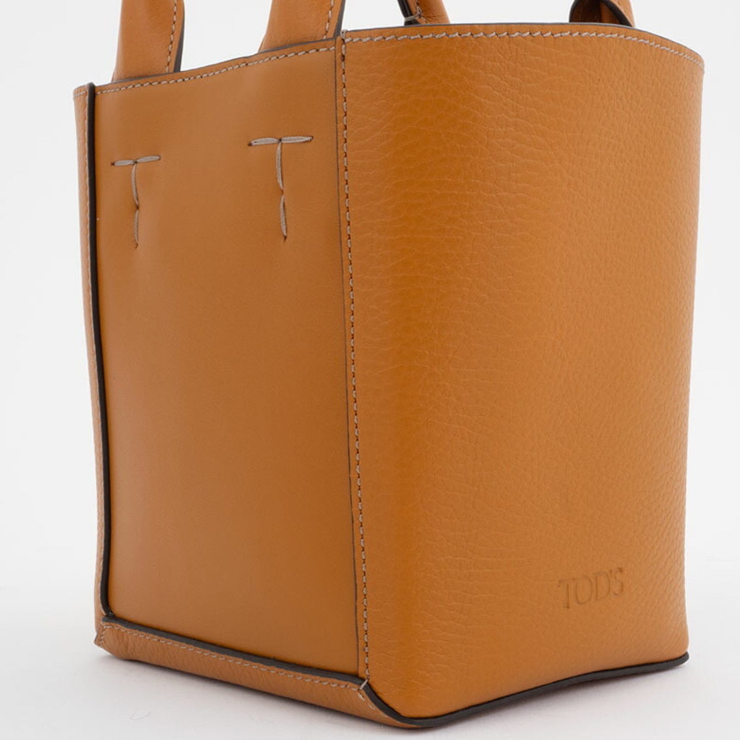 Tod's Orange Leather Tote