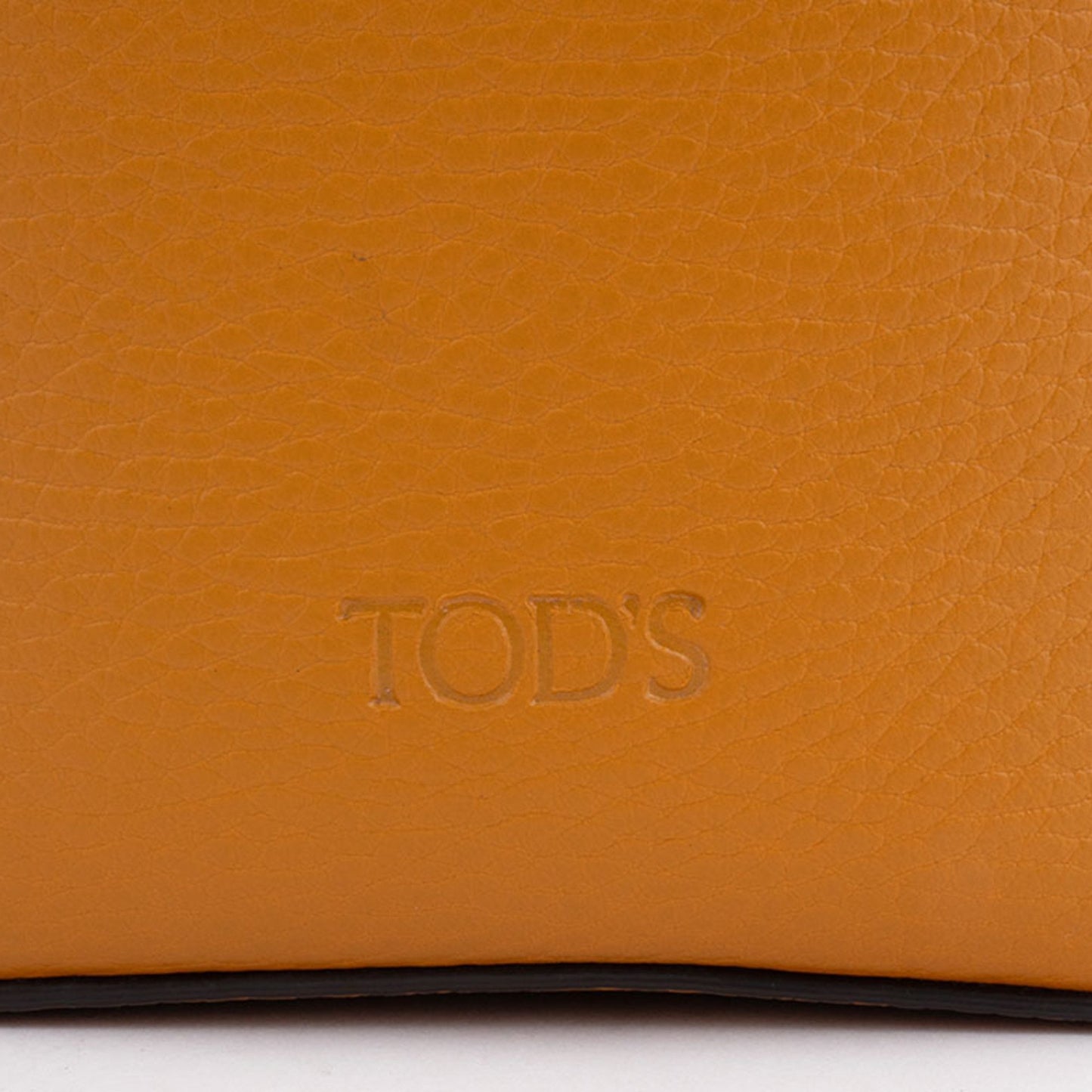 Tod's Orange Leather Tote