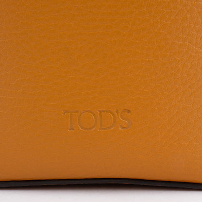 Tod's Orange Leather Tote