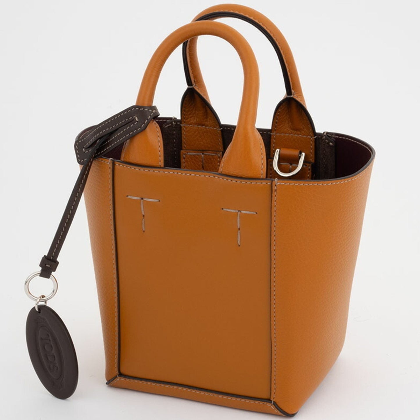 Tod's Orange Leather Tote