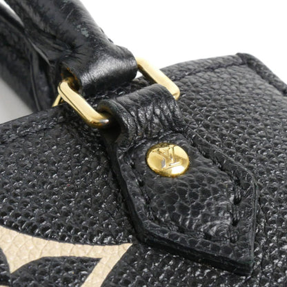 Louis Vuitton Black Leather Sac Plat