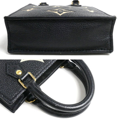 Louis Vuitton Black Leather Sac Plat