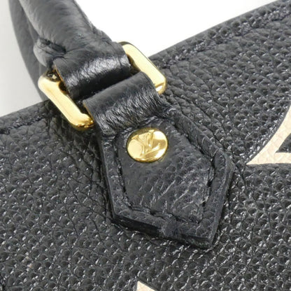 Louis Vuitton Black Leather Sac Plat
