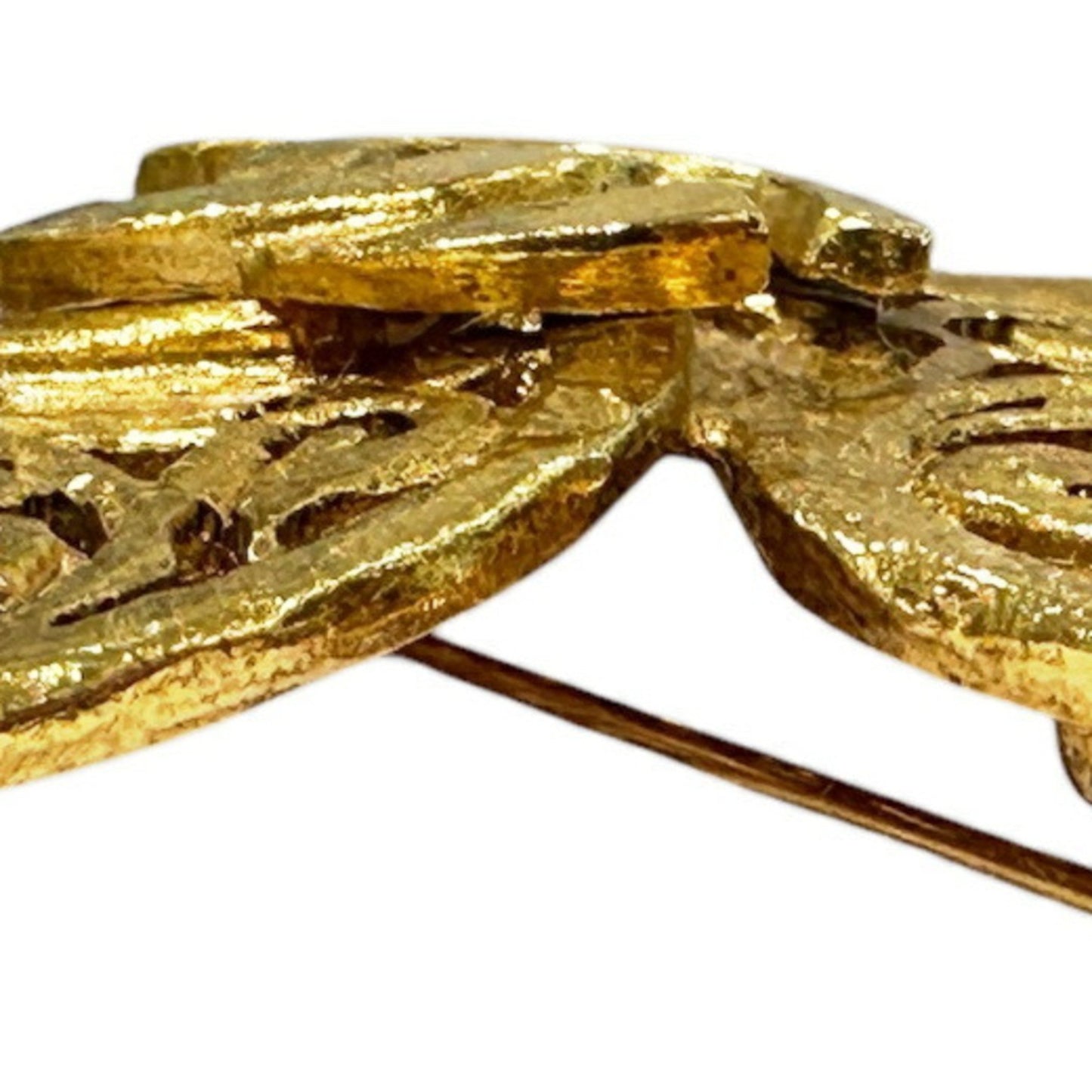Chanel Gold Gold Plated Brooch