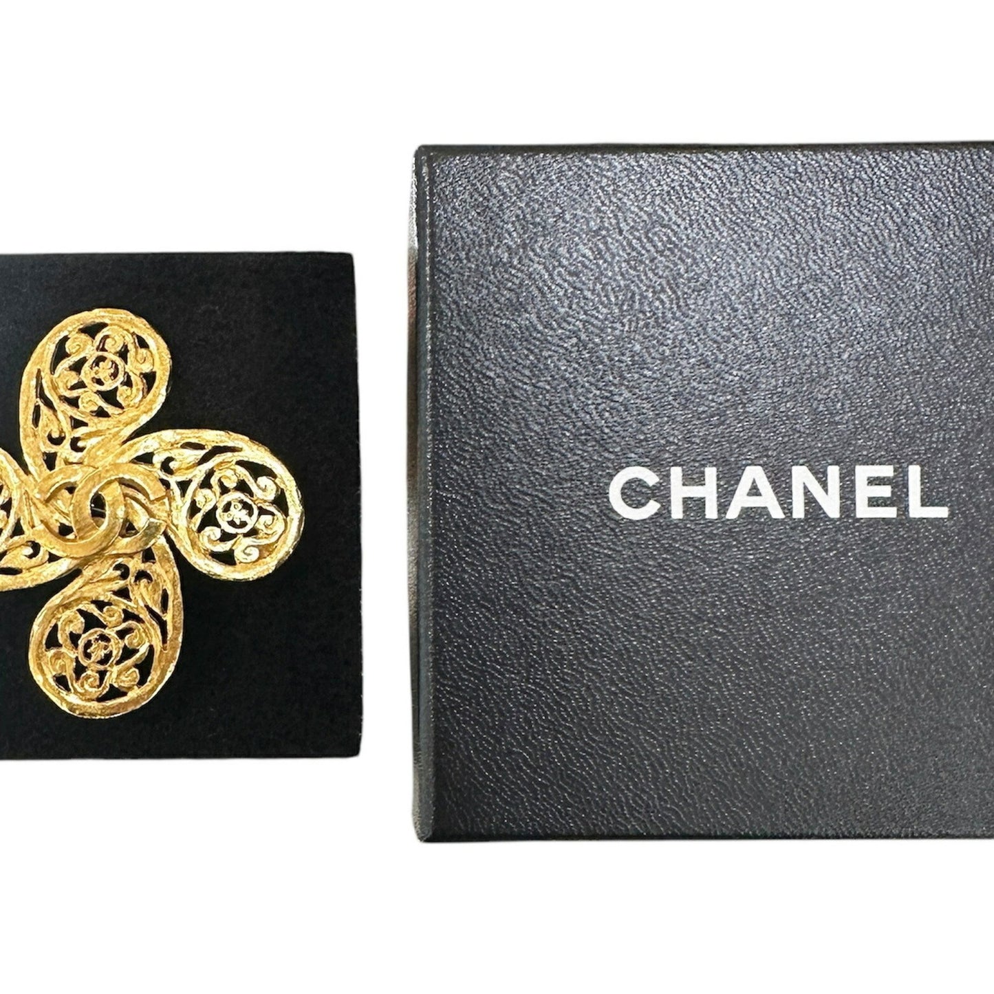 Chanel Gold Gold Plated Brooch