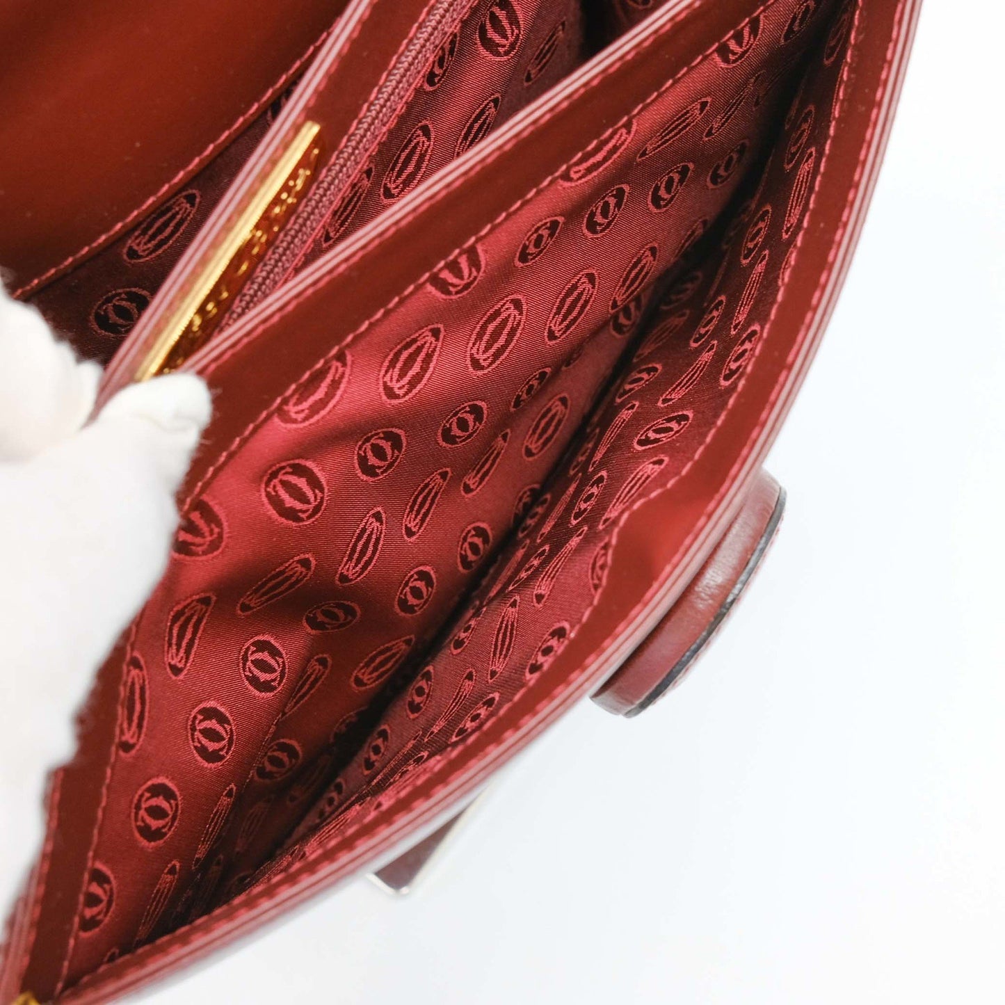 Cartier Red Leather Must De Cartier