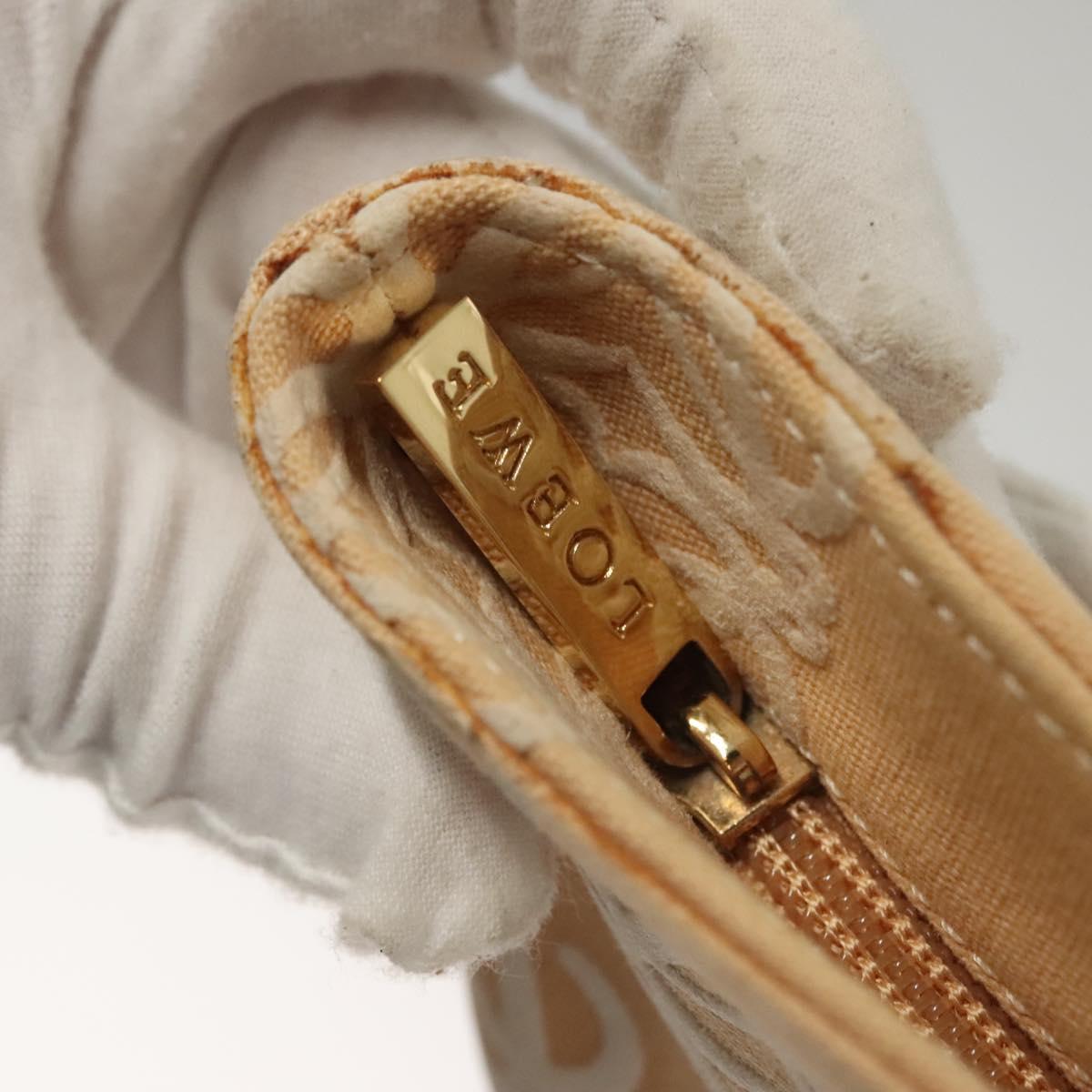 Loewe Brown Canvas Anagram