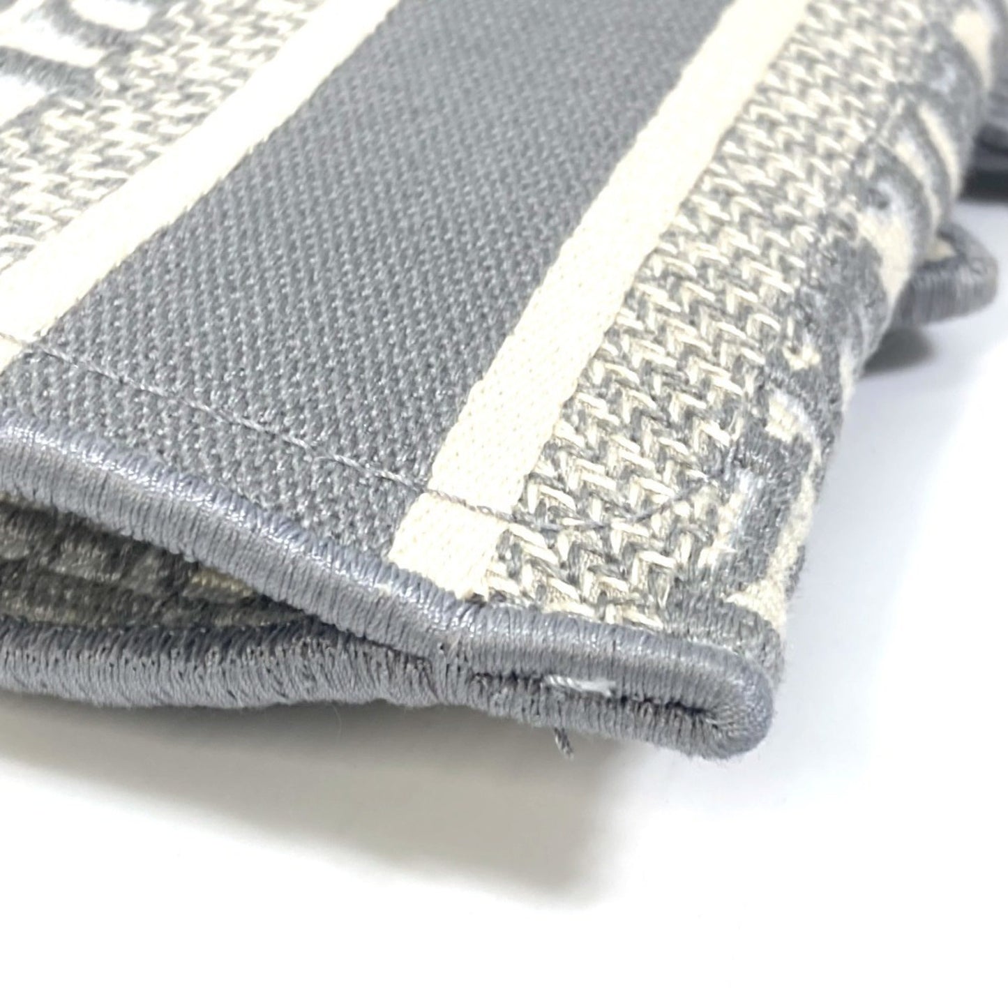 Dior Gray Canvas Saddle Dior Oblique
