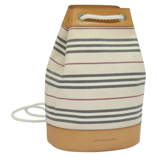 Burberry White Canvas Shoulder