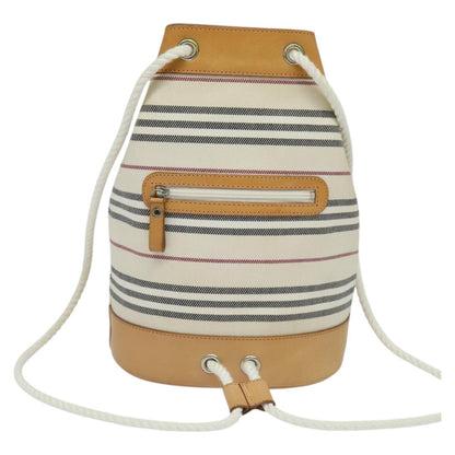 Burberry White Canvas Shoulder