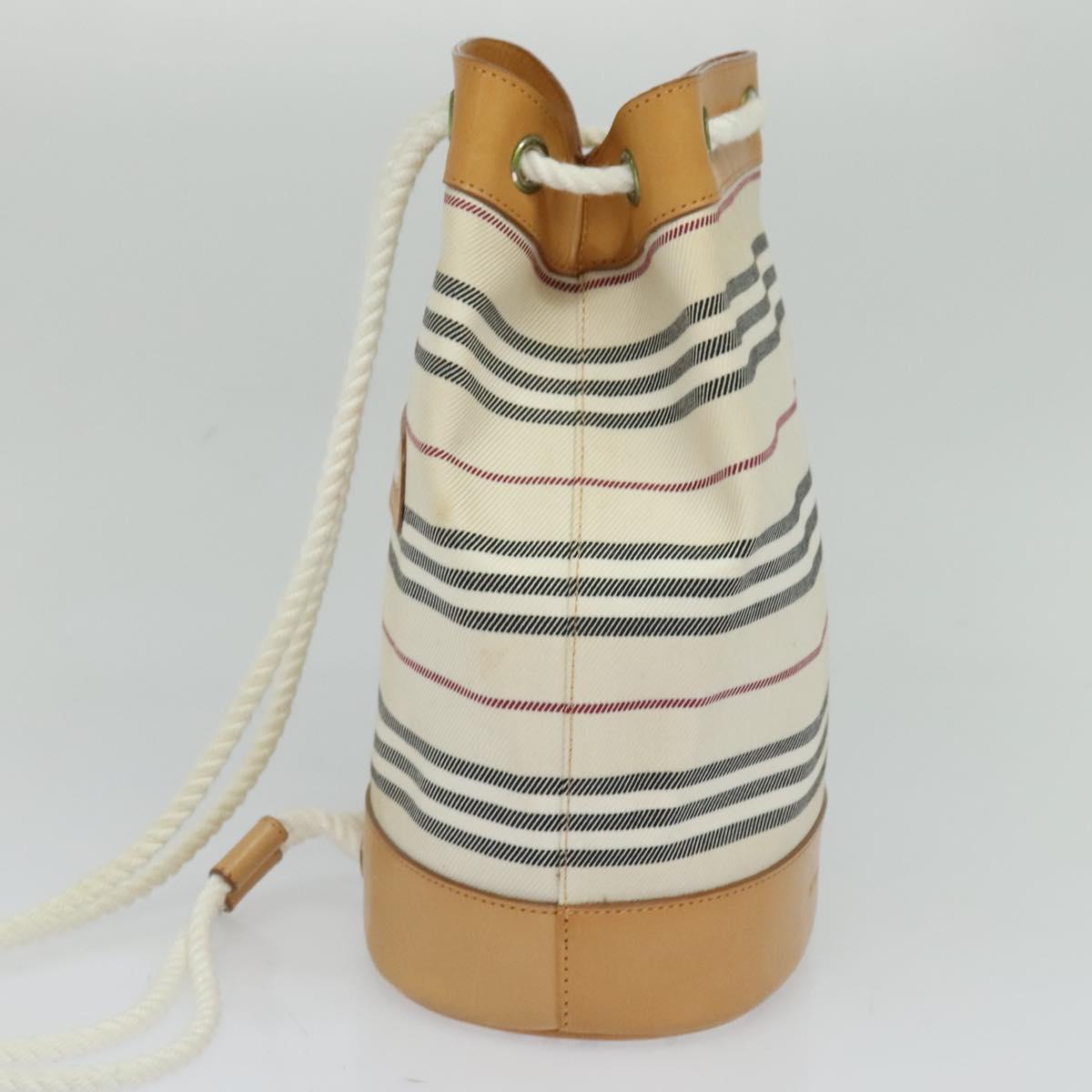 Burberry White Canvas Shoulder