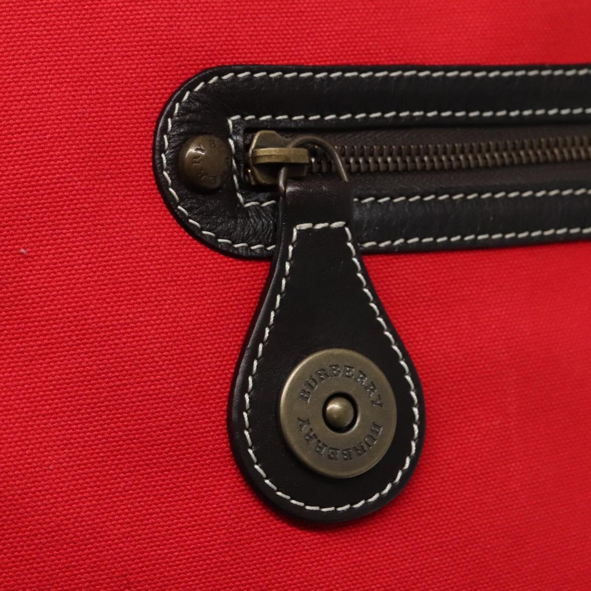 Burberry Red Canvas Nova Check