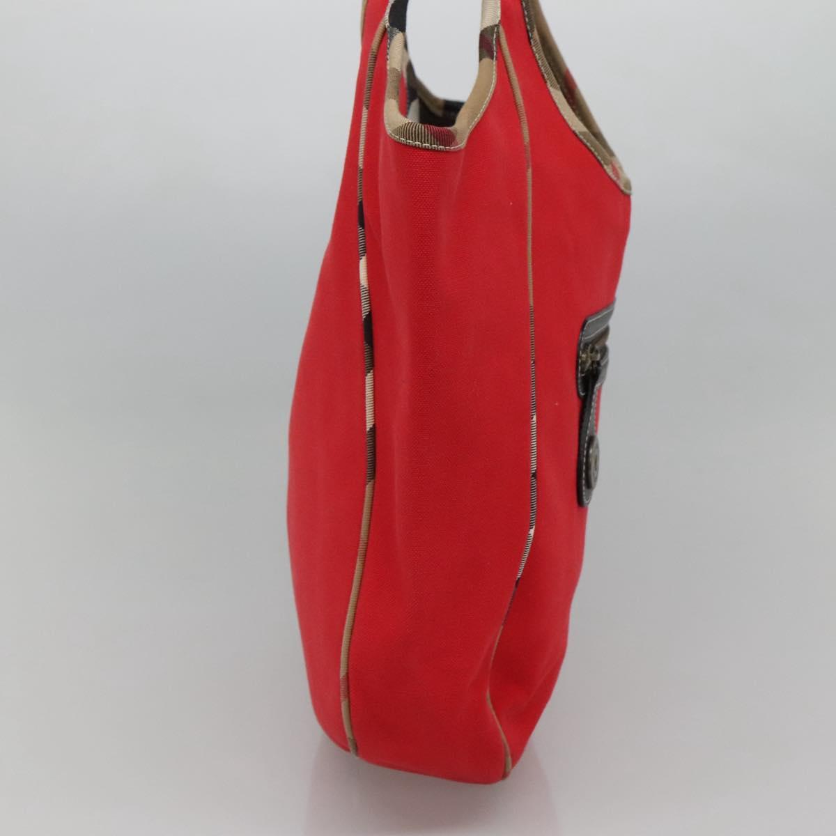 Burberry Red Canvas Nova Check