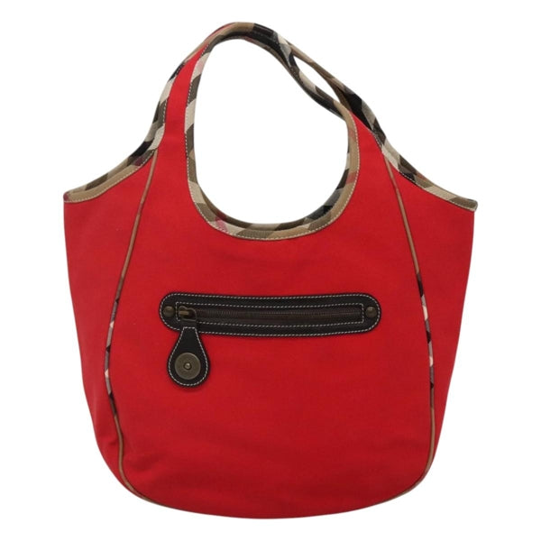Hermès Red Canvas Fourre Tout