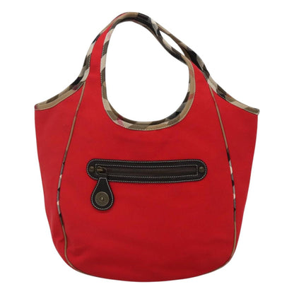 Burberry Red Canvas Nova Check