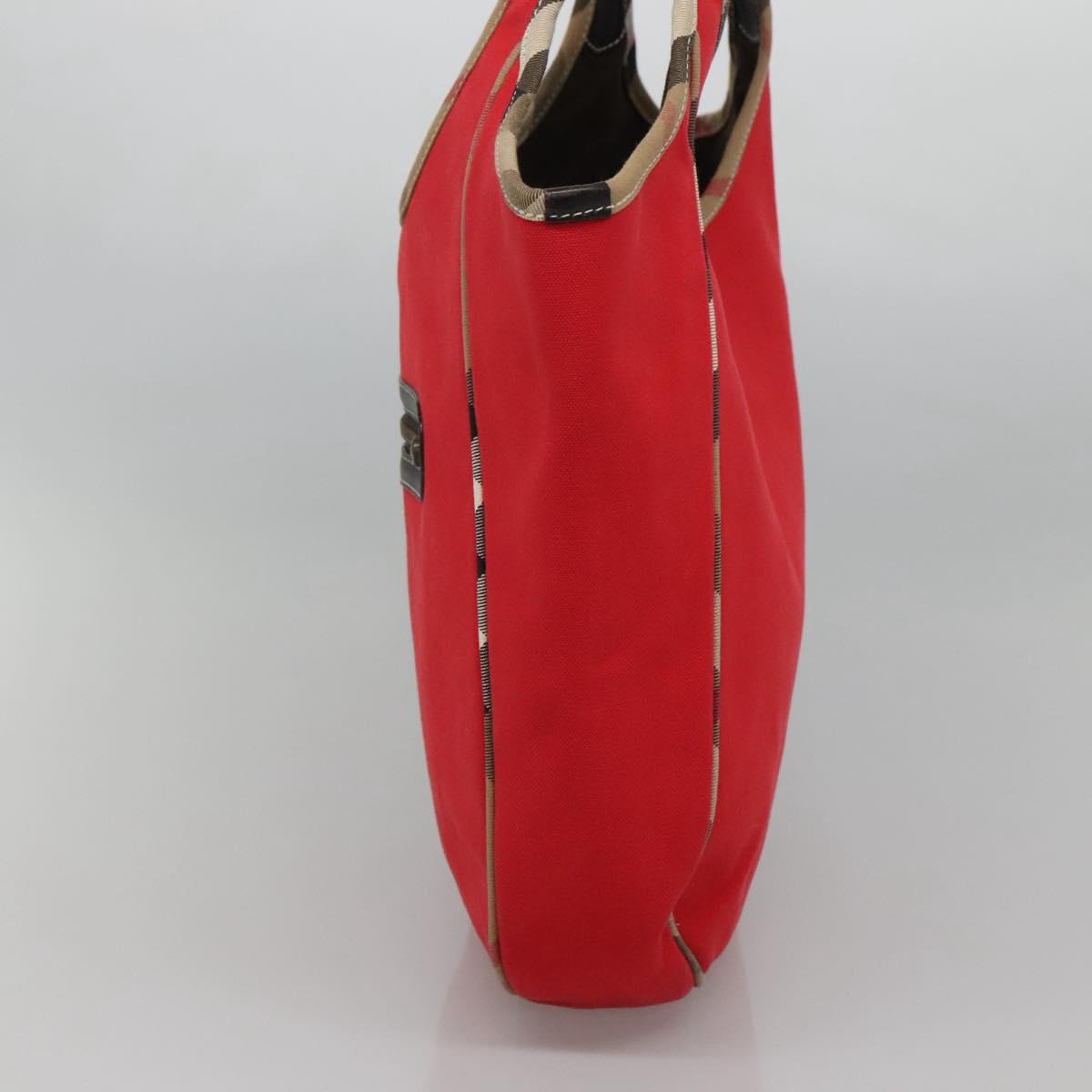 Burberry Red Canvas Nova Check