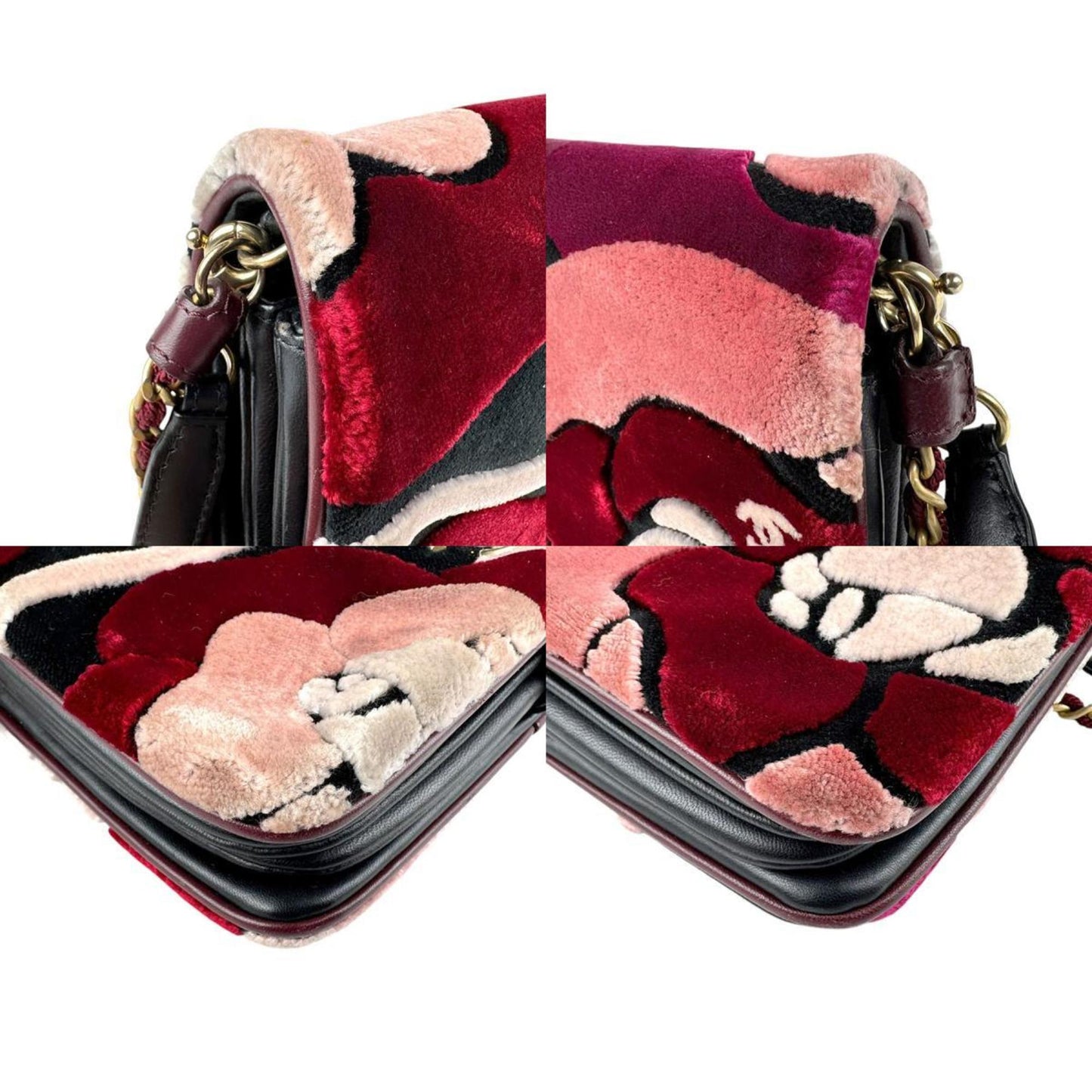 Chanel Pink Velvet Camellia