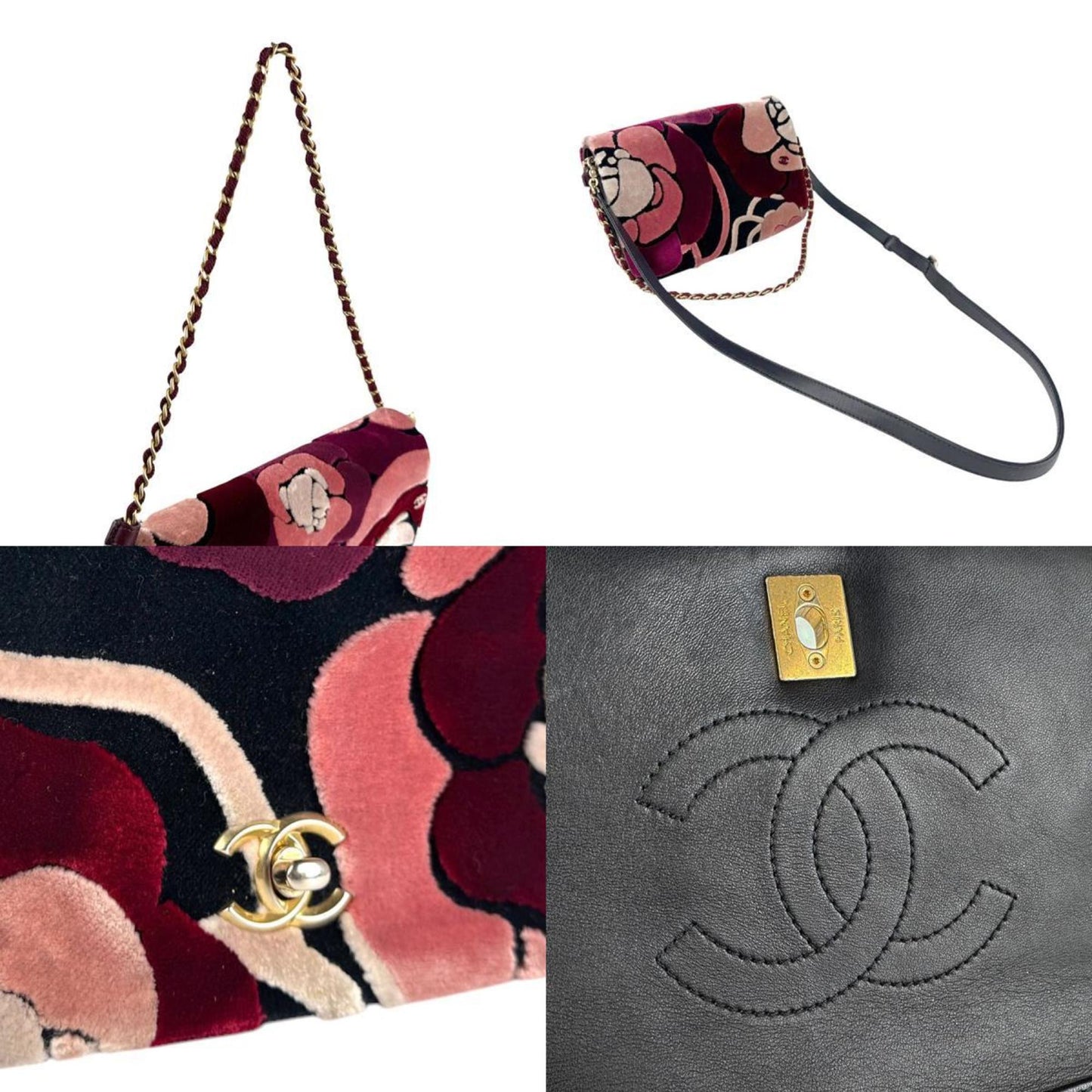 Chanel Pink Velvet Camellia