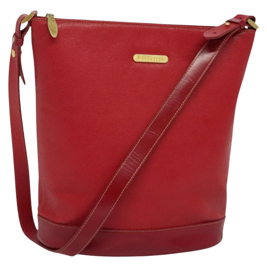Burberry Red Leather Shoulder