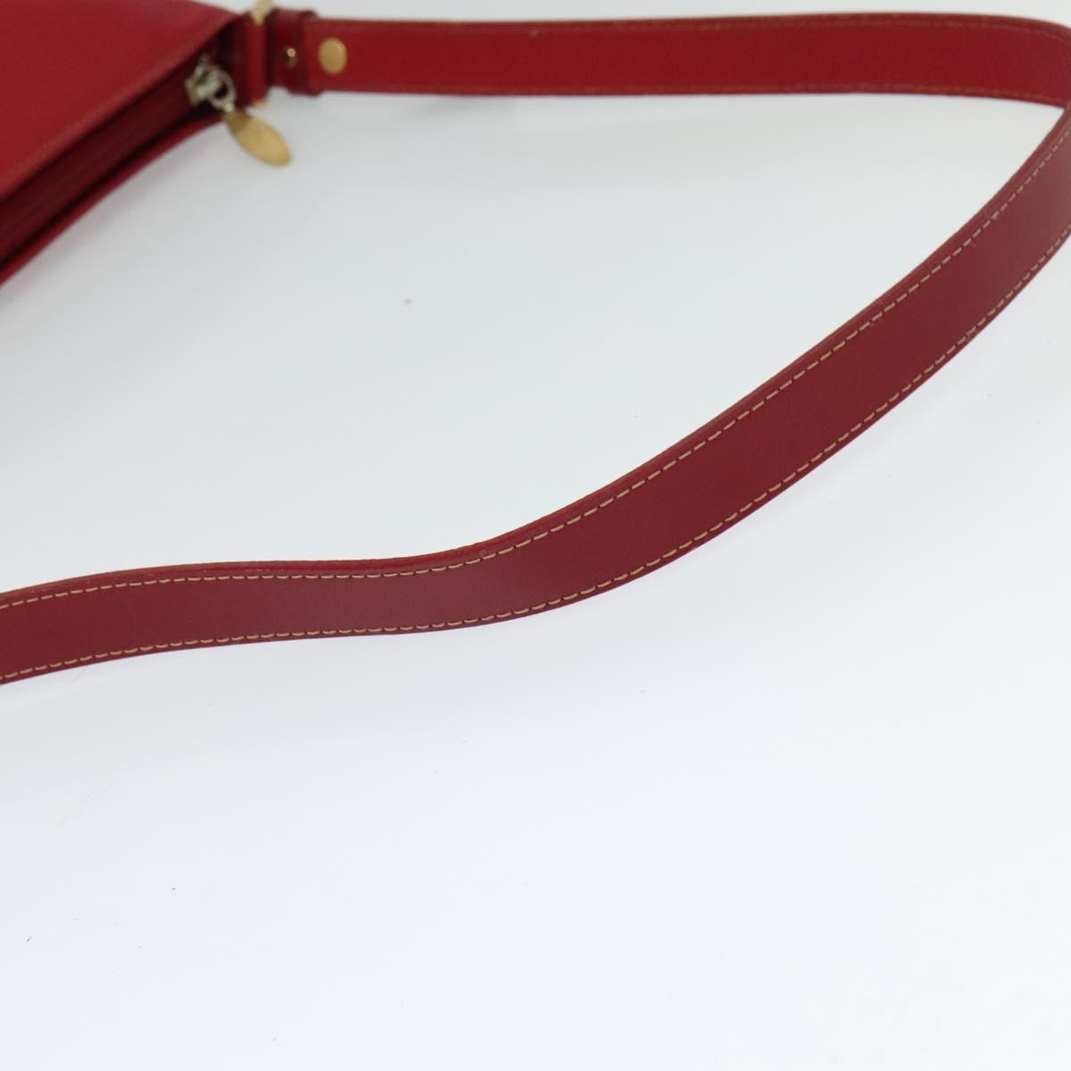 Burberry Red Leather Shoulder