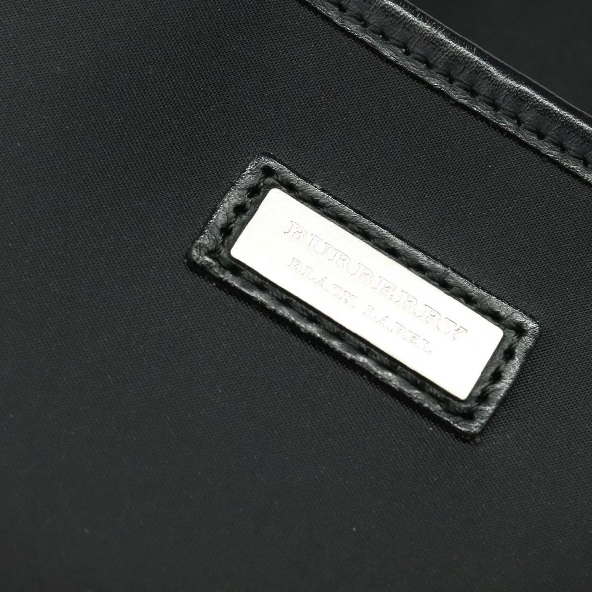 Burberry Black Synthetic Nova Check