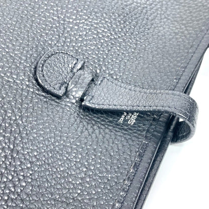 Hermès Black Leather Evelyne