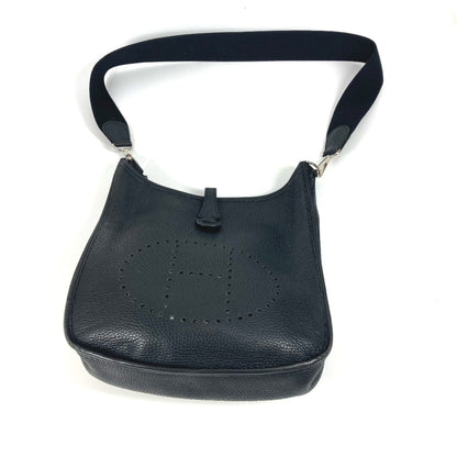 Hermès Black Leather Evelyne