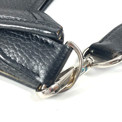 Hermès Black Leather Evelyne