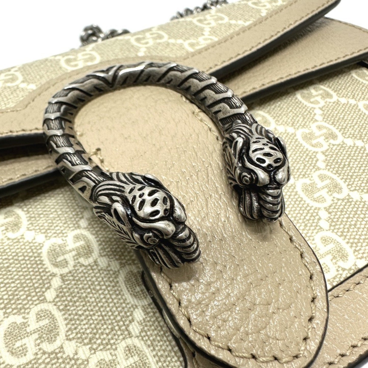 Gucci Brown Canvas Dionysus