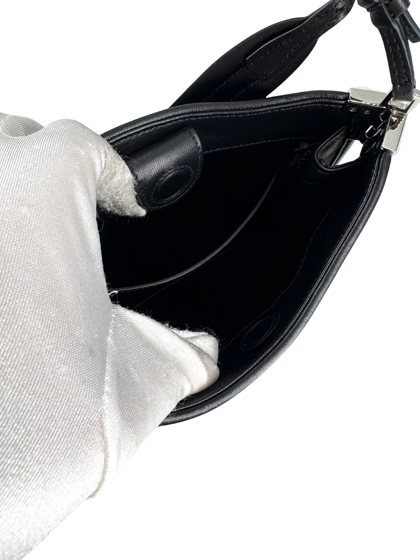 Gucci Black Leather Horsebit