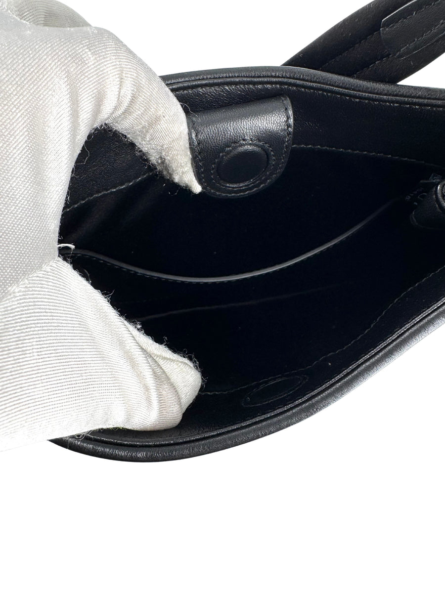 Gucci Black Leather Horsebit
