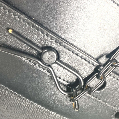 Louis Vuitton Black Leather Steamer