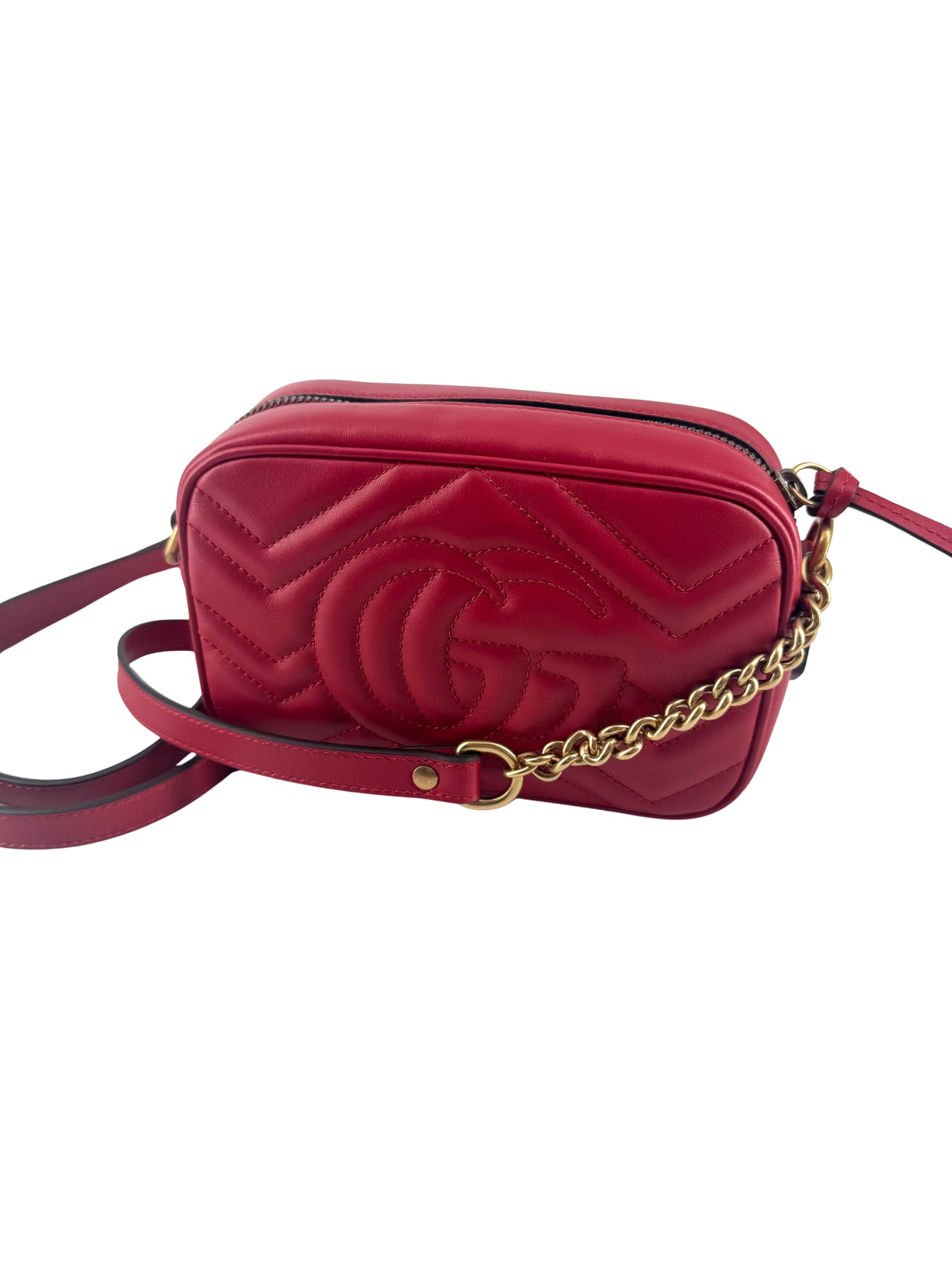 Gucci Red Leather Marmont