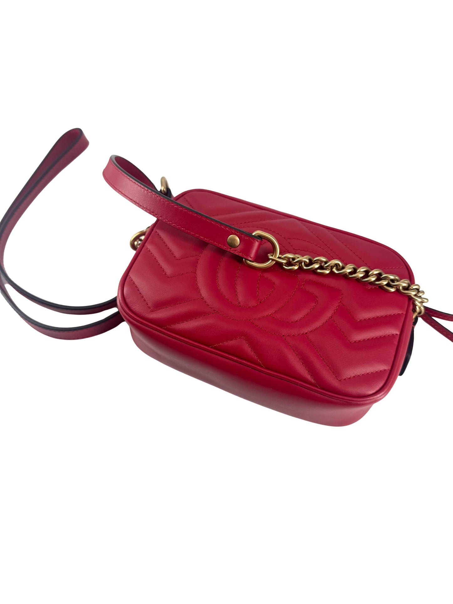 Gucci Red Leather Marmont