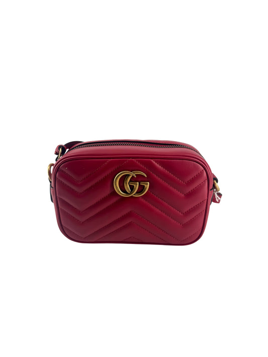 Gucci Red Leather Marmont