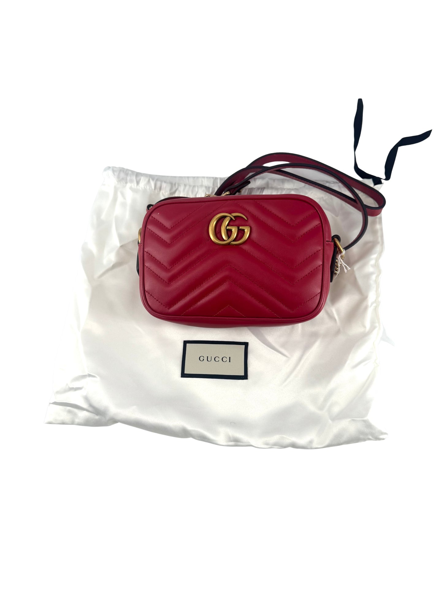 Gucci Red Leather Marmont