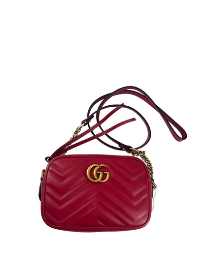 Gucci Red Leather Marmont