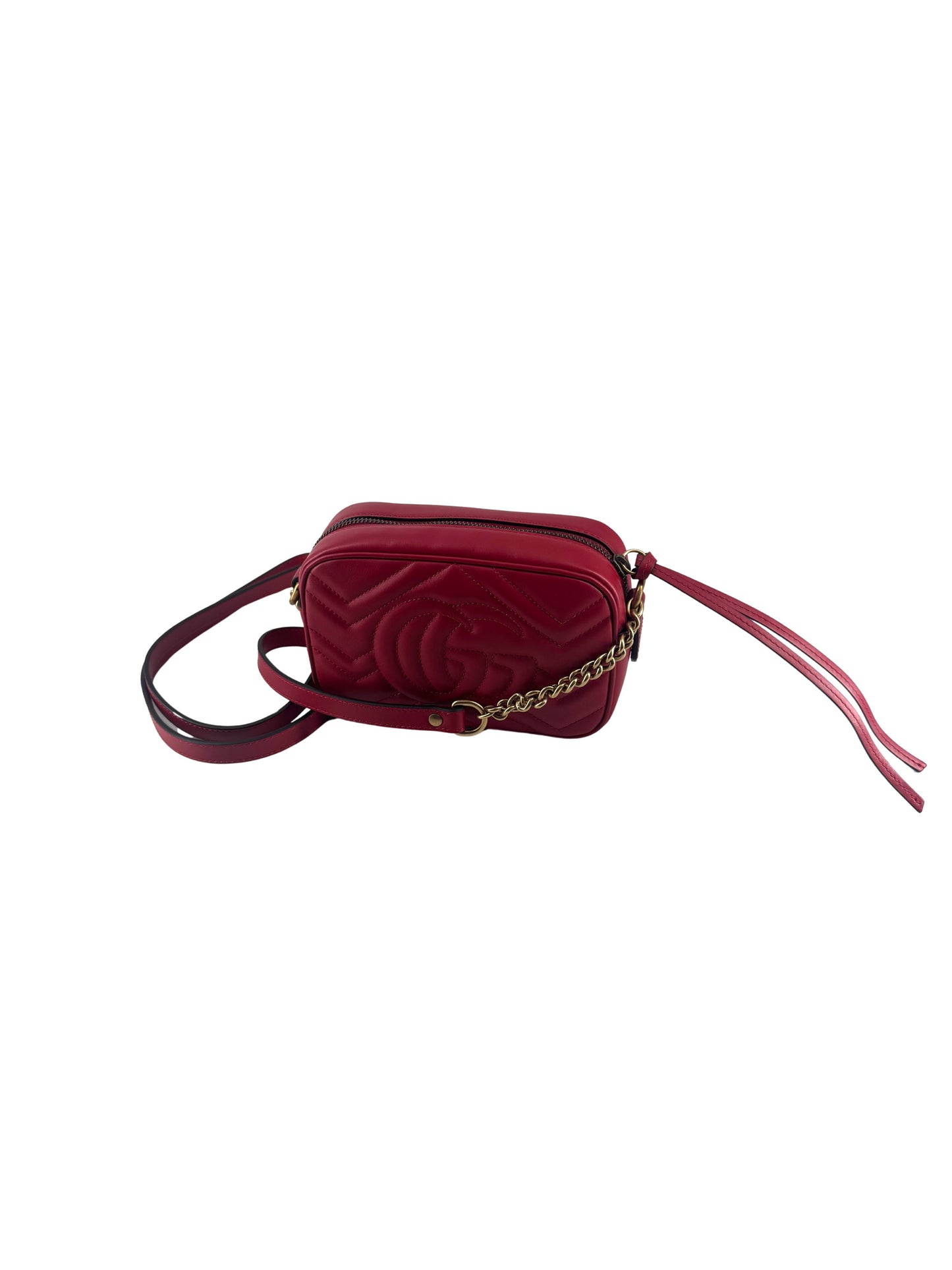 Gucci Red Leather Marmont