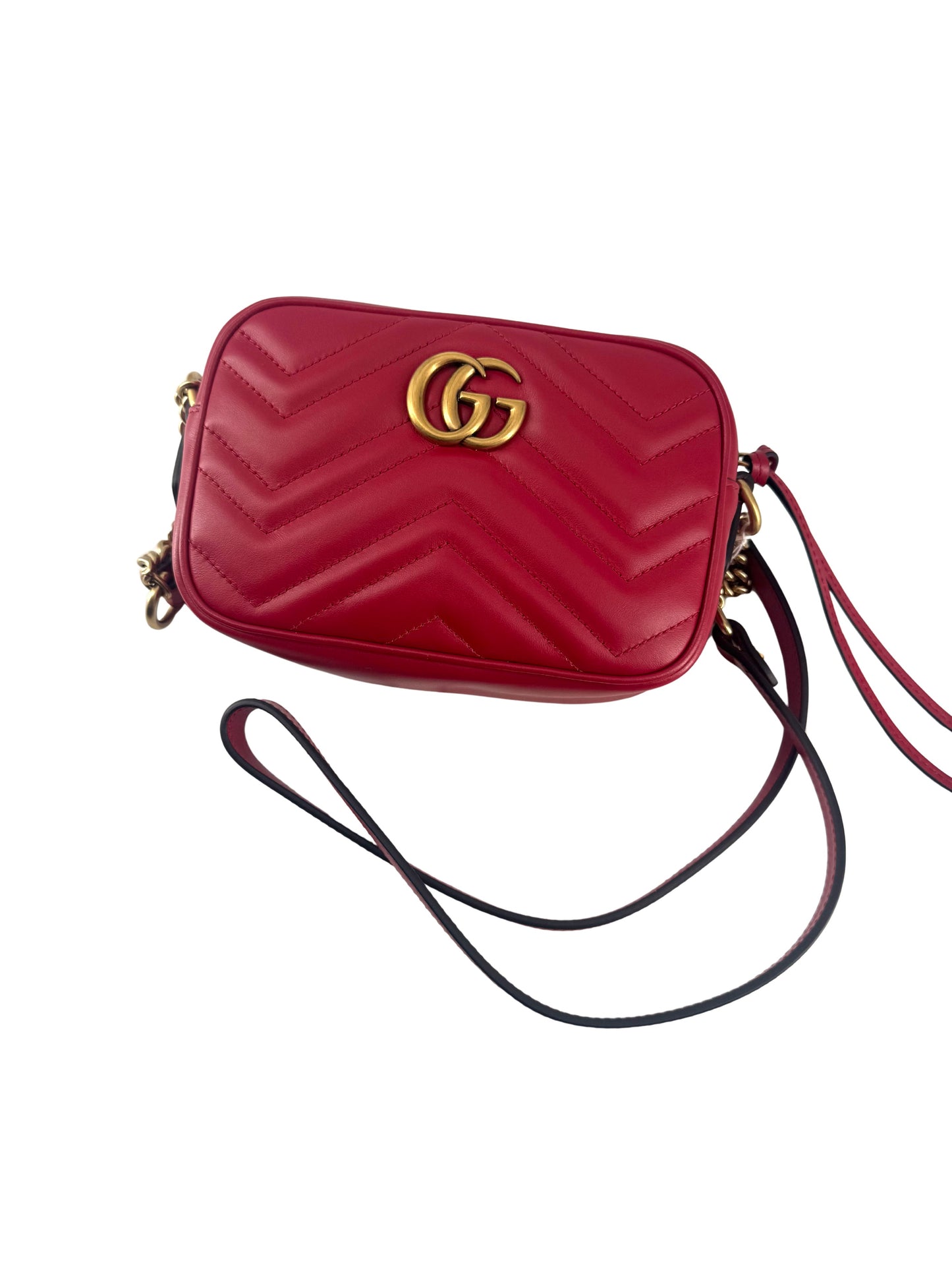 Gucci Red Leather Marmont