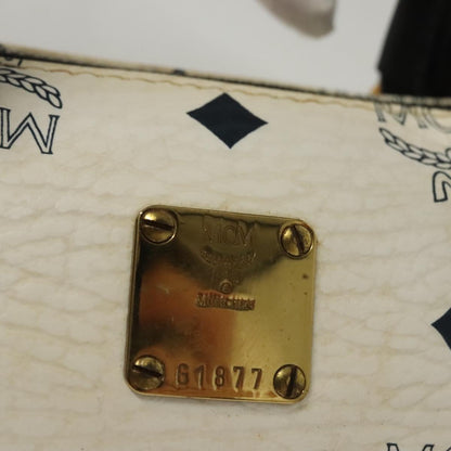 Mcm White Canvas Visetos