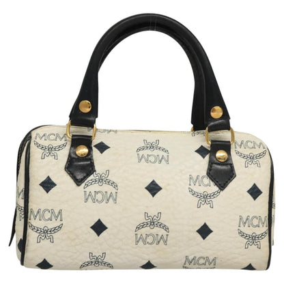 Mcm White Canvas Visetos