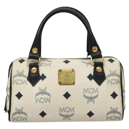 Mcm White Canvas Visetos