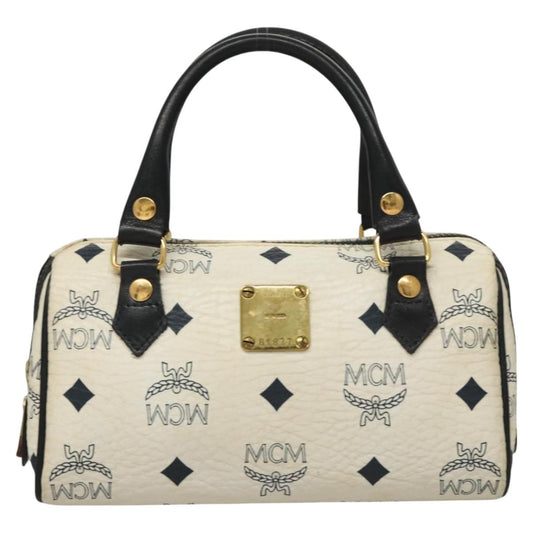 Mcm White Canvas Visetos