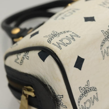 Mcm White Canvas Visetos