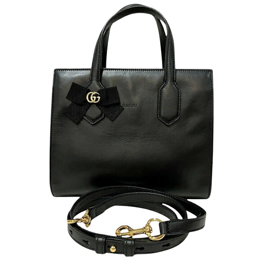 Gucci Black Leather Shoulder