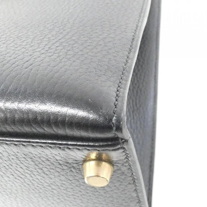 Hermès Black Leather Kelly 32