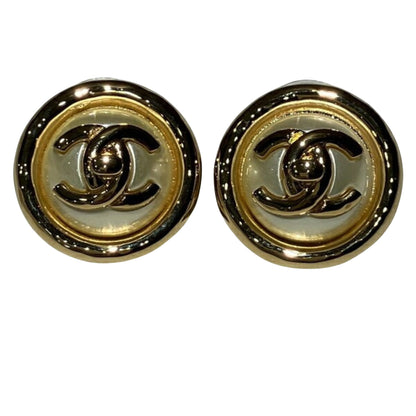 Chanel Gold Gold Plated Coco Mark